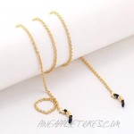 LIKGREAT Created Handmade Sunglass Holder Silver Gold Plated Eyeglass Chain for Women Long Necklace Fashion Accessories