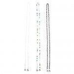 Men's and women's glasses chain children's glasses strap holder necklace glasses chain rope string glasses lanyard neck holder (3PCS) (color) (Jewelry2)