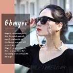 Obmyec Punk Eyeglasses Chain Acrylic Eyeglass Chains Link Sunglass Chain Glasses Retainer Holder for Women and Men