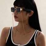 Salircon Glasses Chain Mask Lanyards Dual-use Beaded Pearl Sunglass Strap Eyeglass Chains for Women Men