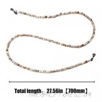 Sopaila Pearl Beads Eyeglasses Chain String Holder Sunglasses Necklace Chain Cords Amber1