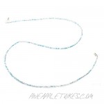 Sopaila Pearl Beads Eyeglasses Chain String Holder Sunglasses Necklace Chain Cords BlueA