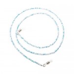 Sopaila Pearl Beads Eyeglasses Chain String Holder Sunglasses Necklace Chain Cords BlueA