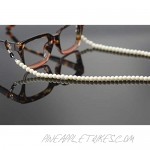 Sopaila Pearl Beads Eyeglasses Chain String Holder Sunglasses Necklace Chain Cords Cream