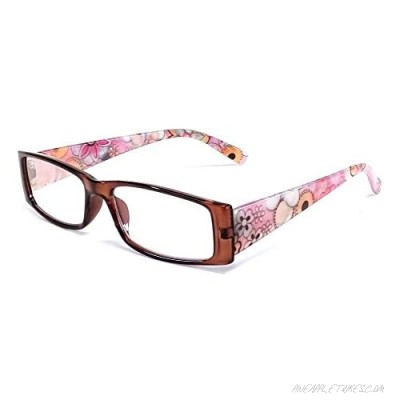 Calabria 4958 Womens Designer Reading Glasses with Floral Designs