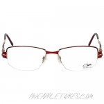 Cazal Designer Eyeglass Frames 1203-002 in Red 52mm