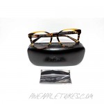 Coach Women's HC6102 Eyeglasses Blk Amber Gltr Varsity Stripe 51mm
