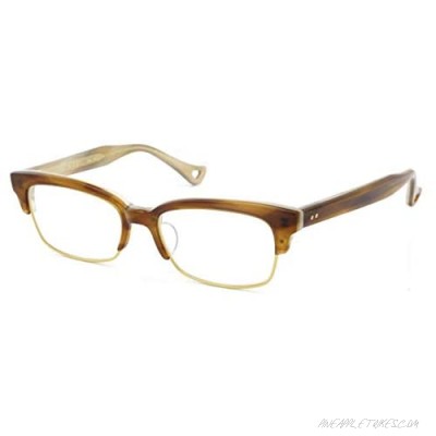 Dita RIRE DRX-3024-B-BRN-GLD-48 Dark Brown - Cream Swirl - 18K Gold Eyeglasses w/Demo Lens 48mm