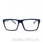Newbee Fashion -Retro Unisex Squared Celebrity Star Simple Clear Lens Fashion Glasses
