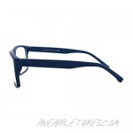 Newbee Fashion -Retro Unisex Squared Celebrity Star Simple Clear Lens Fashion Glasses