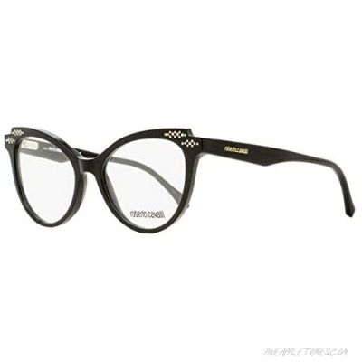 Roberto Cavalli Oval Eyeglasses RC5064 Lucca 001 Black 52mm 5064