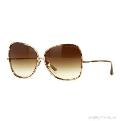 Dita BLUEBIRD TWO 21011 B-BRN-GLD Sunglasses Brown Swirl-Shiny 12K Gold