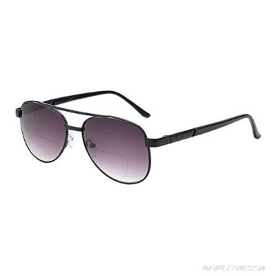 Gudzws Bifocal Sun Readers Glasses Outdoor Reading Glasses & Sunglasses Unisex