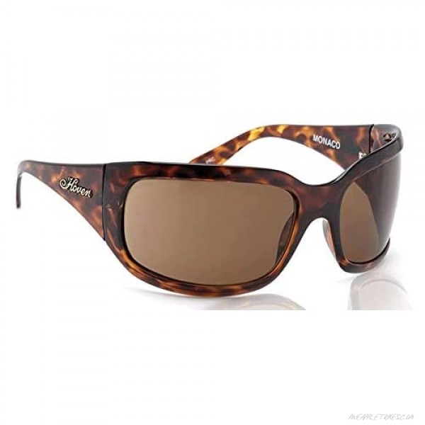 Hoven Monaco 31-4313 Honey Tort Frame Brown Polycarbonate Lens Women Sunglasses