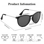 WZERRY Polarized Sunglasses for Women Men Vintage Retro Round Sun Glasses with UV Blocking Fashion for Beaches