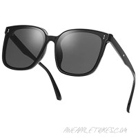 YIMI Sunglasses Women Men Fashion Trendy Rectangle Sunglasses UV Protection Driving Sunglasses