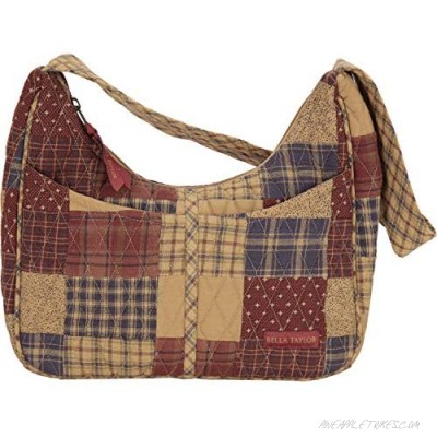 Bella Taylor Blakely Quilted Cotton Country Patchwork Shoulder Hobo Bags