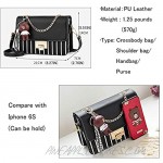 Crossbody Bag Shoulder Bag for Women Leather Small Purses Handbags Fashion with Chain Strap
