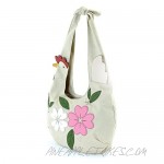 Floral Chicken Hobo in Canvas Material