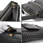 KouLi Buir Crossbody Bags for Women - Leather Purse Medium Lightweight Shoulder Handbags Sling Bag Multi Pocket…
