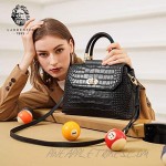 LAORENTOU Cow Leather Handbags for Women Small Tote with Handle Women's Leather Purses Satchel Shoulder Bags Mother's Day
