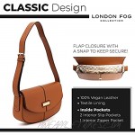 London Fog ASTOR Shoulder Bag for Women with Adjustable Strap