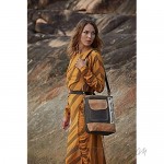 Myra Bags Peace Pocket Upcycled Canvas & Denim Shoulder Bag S-0895