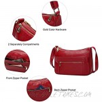 OVER EARTH Crossbody Bags for Women Genuine Leather Purses and Handbags Ladies Shoulder Bag Message Bag