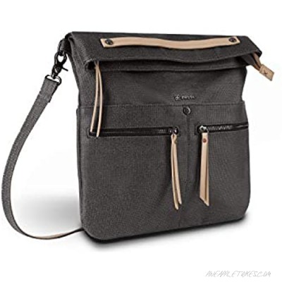 Sherpani Faith 2.0 Cotton Canvas Crossbody Bag Fashion Handbag Shoulder Bag Crossbody Purses for Women Fits 7 Inch Tablet