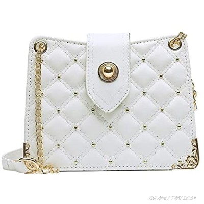 Small Purses for Women Crossbody Quilted Shoulder Bags with Chain Strap