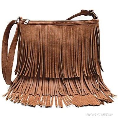 Western Cowgirl Style Fringe Cross Body Handbags Concealed Carry Purse Country Women Single Shoulder Bags