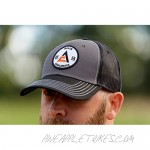 J&D Productions Allis Chalmers Tractor Hat Gray with Black Mesh 1914 Logo