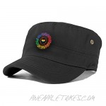 LGBT Gay Pride Rainbow Sunflower Love is Love Adult Baseball Cap Cotton Caps for Men & Women Baseball Cap