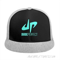 Perfect Du-de Logo Boys and Girls Funny Adjustable Baseball Caps Hip Hop Cap Breathable Pure Colour Sun Hat Black