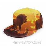 Simba Lion King Baseball Cap Men Solid Flat Bill Adjustable Snapback Hats Unisex Perfect for Running Workouts and Outdoor Activities Black