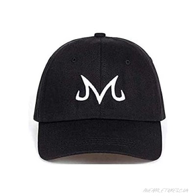 ZJ M Embroidered Dad Hat Majin Buu Dad Hat Snapback Cap Cotton Washed Baseball Cap for Men Women Hip Hop Dad Hat Golf caps