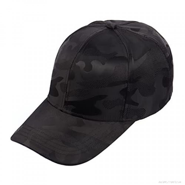 Zylioo XXL Oversize Camouflage Baseball Cap Military Camo Hat for Big Heads 22-25.5 Adjustable Structured Tactical Hat