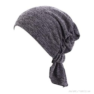 beauty YFJH Women's Twist Pleasted Cotton Turban Hat Cancer Chemo Beanies Cap Headwrap Headwear Hair Cover