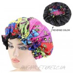 Biruil Chemo Head Scarf Sleep Hair Cover Hat Women Turban Satin Head Wrap Hair Loss Cap Night Bonnets