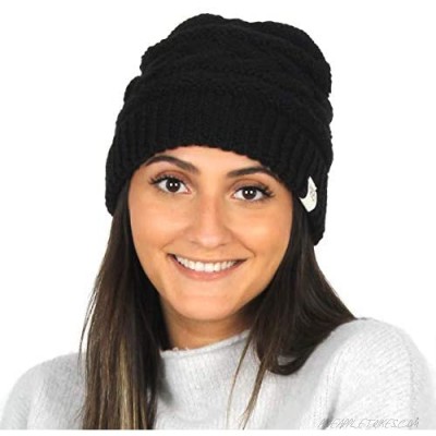 David & Young Sustainable Recycled Fashion Beanie - Unisex Cozy Fashion Hat Made from 100% Recycled Yarn