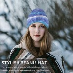 FZ FANTASTIC ZONE Women Winter Warm Knit Beanie Hat Tye Die Fleece Lined Cuffed Slouchy Skull Caps