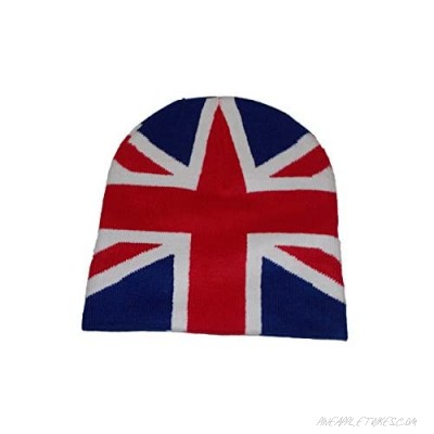 Great Britain Uk English Union Jack Flag Beanie
