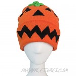 Halloween Costume Funny Knit Beanie Cuffed Plain Skull Knit Hat Cap Ugly Holiday Warm Snow Caps Funny Party Beanie Hats