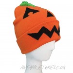 Halloween Costume Funny Knit Beanie Cuffed Plain Skull Knit Hat Cap Ugly Holiday Warm Snow Caps Funny Party Beanie Hats