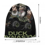 Huatansy Beanie Hats Duck Dynasty Knit Hat Warm Cold Weather Hats for Men and Women Black