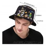 LALLRI Fashion Summer Cartoon L-oo ne-y Tu-NES Fisherman Hat Sun Beach Cap Basin Hat Breathable Bucket Hat Gifts for Men Women Teens