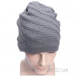 Quanhaigou Winter Hat Slouchy Beanie Warm Knitted Liners Hats Thick Daily Baggy Outdoor Ski Skull Cap for Men Women