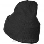 RyanCSchmitt MF Doom Unisex Mens Womens Knitted Hat Skull Hat Beanie Cap Winter Soft Thick Warm Knit Hat Skull Cap Black