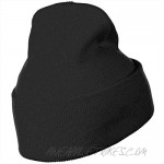 RyanCSchmitt MF Doom Unisex Mens Womens Knitted Hat Skull Hat Beanie Cap Winter Soft Thick Warm Knit Hat Skull Cap Black