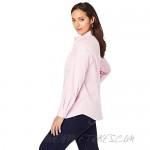 Jessica London Women's Plus Size Poplin Shirt Button Down Blouse